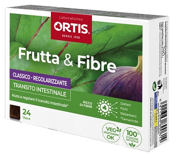 Frutta & Fibre Classico Integratore Transito Intestinale 24 Cubetti