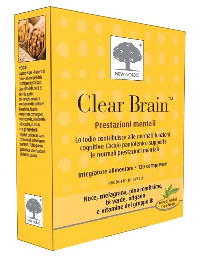 Clear Brain Integratore Funzione Cognitiva 120 Compresse
