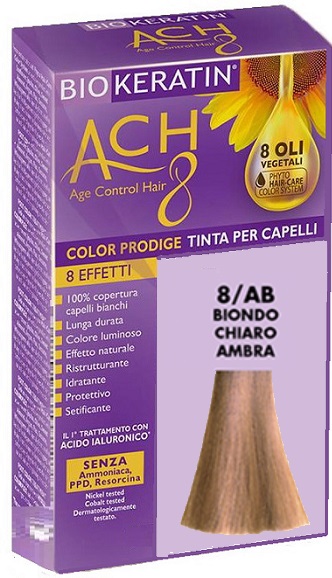 BIOKERATIN ACH8 COLOR PRODIGE 8/AB BIONDO CHIARO AMBRA
