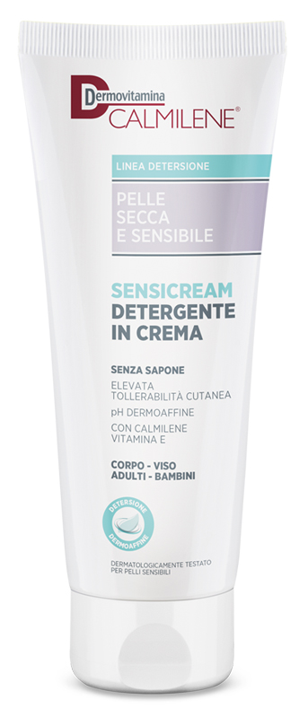 Dermovitamina Calmilene Sensicream - Detergente Corpo in Crema Idratante - 250 ml