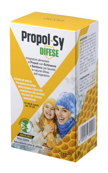 Propol-Sy Difese - Integratore per Difese Immunitarie - 14 Stick