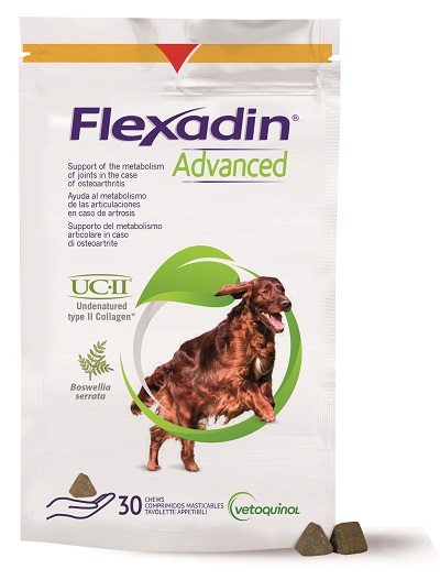 FLEXADIN ADVANCED 30 TAVOLETTE APPETIBILI MASTICABILI PER CANI