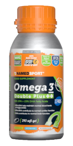 Named Sport Omega 3 Double Plus - Integratore di Acidi Grassi Omega 3 - 240 Softgel
