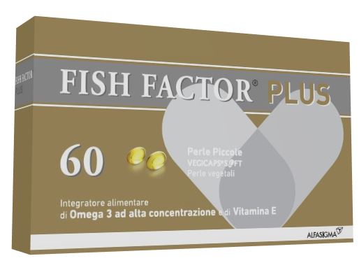 Fish Factor Plus - Integratore Alimentare per la Salute del Cuore - 60 Perle Piccole