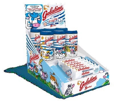 GALATINE PREPACK FARMA LATTINE GALATINE LATTE+GALATINE LATTESTICK+EXPO CARTOTECNICA CON BOX CARICATO+BOX BUSTE GALATINELATTE+BOX BUSTE GALATINE CIOCCOLATO+EXPO GALATINE FILO MET