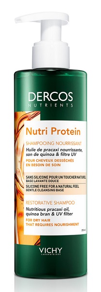 Vichy Dercos Nutrients - Shampoo Nutriente per Capelli Secchi e Rovinati - 250 ml
