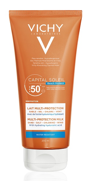 Vichy Capital Soleil - Latte Solare Corpo con Protezione Molto Alta SPF 50+ - 200 ml