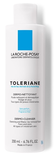 La Roche-Posay Toleriane Dermo-Nettoyant - Fluido Detergente Viso e Occhi - 200 ml