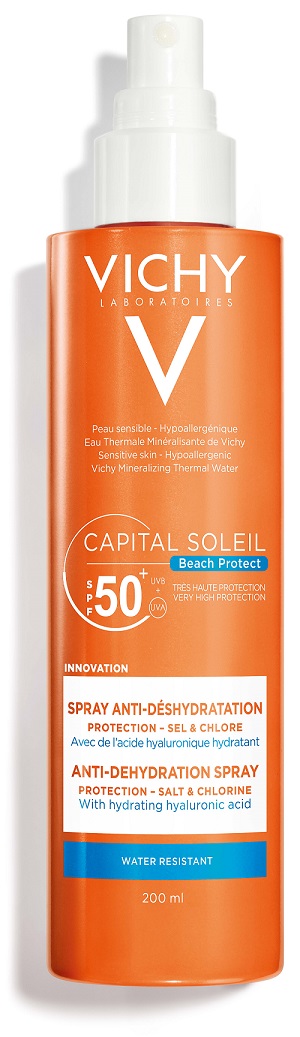 Vichy Capital Soleil - Spray Solare Corpo con Protezione Molto Alta SPF 50+ - 200 ml