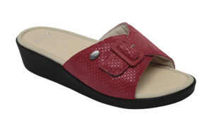 SCARPA MANGO PATENT SUEDE W RED TOMAIA IN PELLE SCAMOSCIATASTAMPA NIDO D'APE FODERA IN PELLE SOTTOPIEDE IN SIMILPELLE SUOLA PU 35