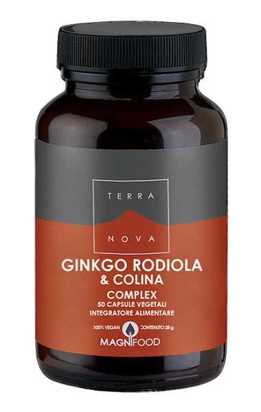 GINKGO RODIOLA COLINA 50CPS VE