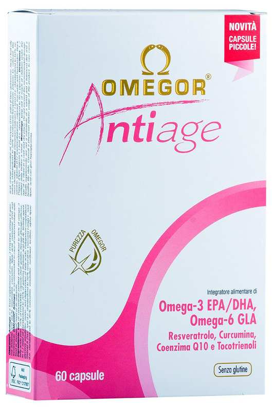 Omegor Antiage - Integratore di Omega 3 - 60 Capsule