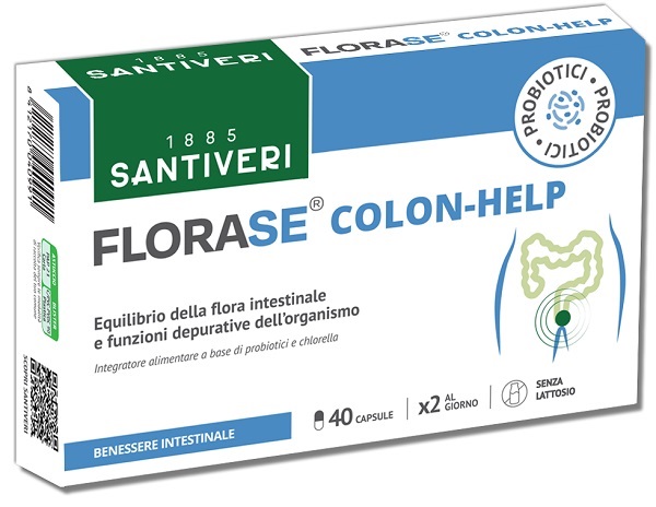 Florase Colon Help Integratore Probiotico 40 Capsule