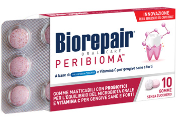 BIOREPAIR PERIBIOMA GOMME MASTICABILI 10 COMPRESSE DA 1,2 G