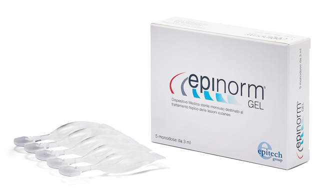 Epinorm Gel Trattamento di Lesioni Cutanee da Episiotomia 5 Flaconi
