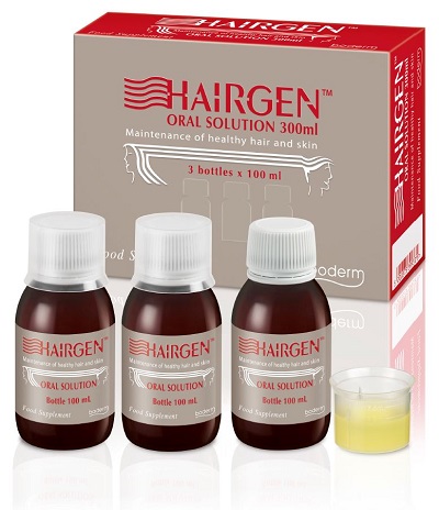 Hairgen Soluzione Orale Integratore Capelli e Pelle 3 x 100 ml