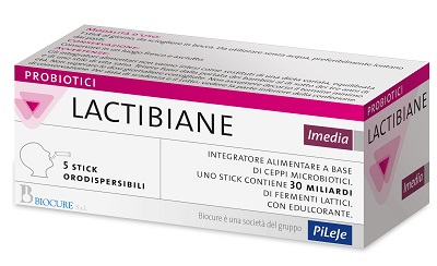 Lactibiane Imedia - Integratore di Fermenti Lattici 30 Miliardi - 5 Stick