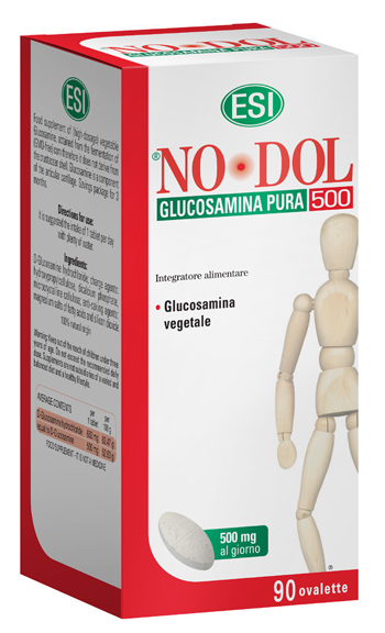 Esi No Dol Glucosamina Pura 500 - Integratore per Lesioni e Dolori Articolari - 90 Ovalette