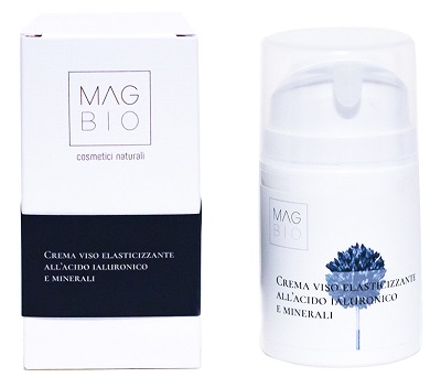 MAGBIO CREMA IDRATANTE VISO MALVA E VITAMINA F PER PELLE SECCA AIRLESS PLASTICA BIANCO 50 ML
