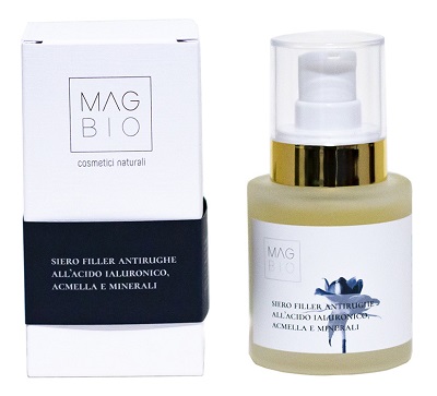 Magbio Siero Filler Viso Antirughe con Acido Ialuronico e Acmella Oleracea 30 ml