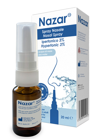 NAZAR SPRAY NASALE IPERTONICO 3% 20 ML