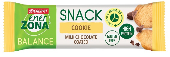 Enerzona Snack Balance Cookie Barretta Proteica Cioccolato al Latte