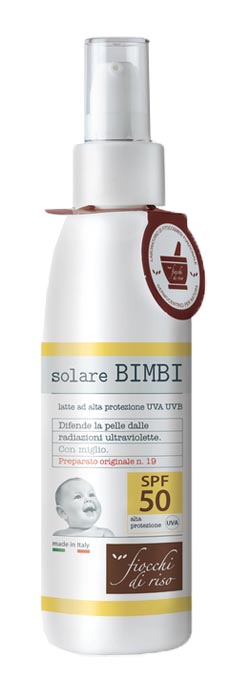 SOLARE BIMBI FIOCCHI DI RISO SPF50 140 ML