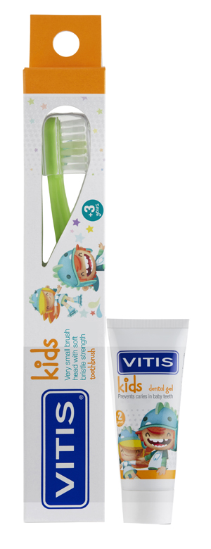 VITIS KIDS SPAZZOLINO + GEL 8 ML