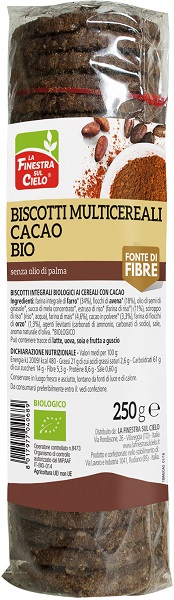 BISCOTTI MULTICER CACAO 250G