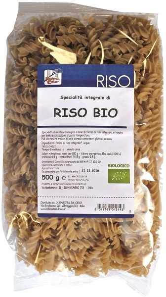 FUSILLI DI RISO INTEGRALE BIO 500 G