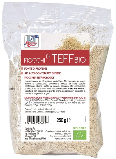 FSC FIOCCHI DI TEFF BIO AD ALTO CONTENUTO DI FIBRA 250 G