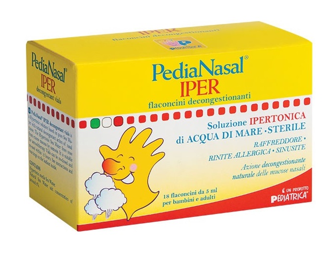 PEDIANASAL IPER SOLUZIONE IPERTONICA 18 FIALE DA 5 ML