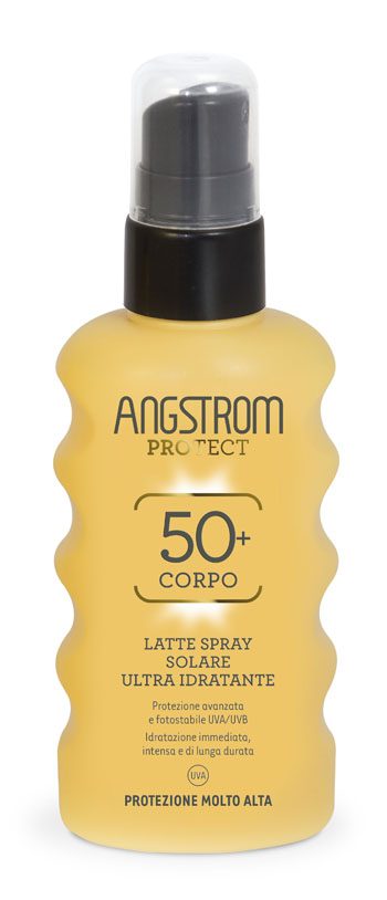 Angstrom Protect - Latte Spray Solare Ultra Idratante con Protezione Molto Alta SPF 50+ - 175 ml