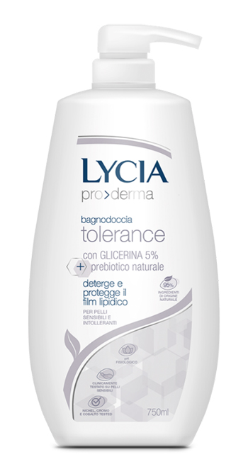 LYCIA PRODERMA BAGNODOCCIA TOLERANCE 750 ML