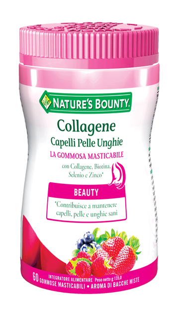 COLLAGENE CAPELLI PELLE UNGHIE 60 GOMMOSE MASTICABILI