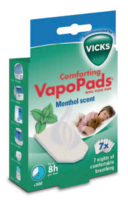 VICKS VAPOPADS MENTHOL SCENT 7 PEZZI