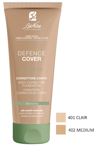 BioNike Defence Cover - Fondotinta Correttore Corpo - Colore 402 Medium - 75 ml