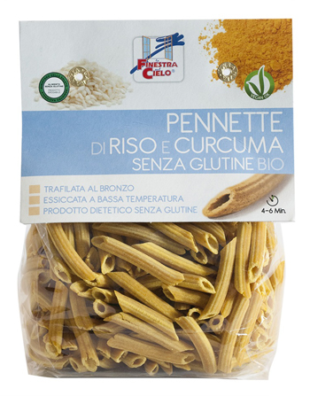 PENNETTE RISO E CURCUMA SENZA GLUTINE BIO 250 G