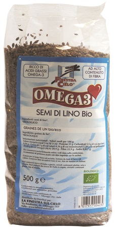 FSC OMEGA3 SEMI DI LINO BIO AD ALTO CONTENUTO DI FIBRA 500 G