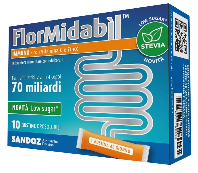 FLORMIDABIL IMMUNO 10 BUSTINE CON STEVIA