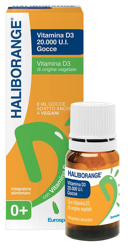 Haliborange Gocce 20.000 UI Colecalciferolo 8 ml