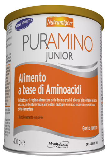 NUTRAMIGEN PURAMINO JUNIOR 400 G PER BAMBINI DALL'ANNO DI VITA IN POI