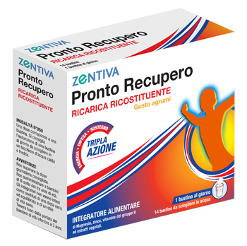 Zentiva Pronto Recupero - Integratore Energetico - 14 Bustine