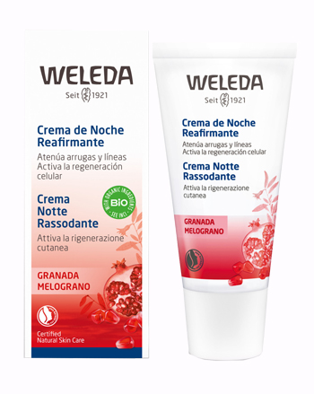 Weleda - Crema Viso Notte Rassodante con Olio di Melograno - 30 ml