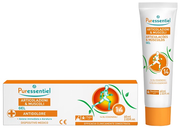 Puressentiel Gel per Articolazioni e Muscoli 60 ml