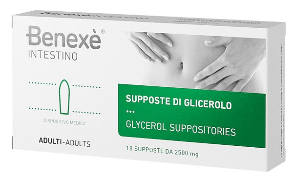BENEXE' SUPPOSTE ADULTI 18 PEZZI FARMACIA