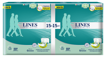 PANNOLONE A MUTANDA LINES SPECIALIST SUPER LARGE 30 PEZZI