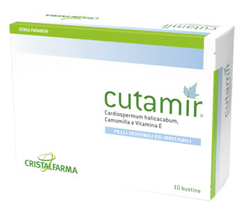 Cutamir - Crema Anti-Arrossamenti Idratante per Pelle Sensibile - 10 Bustine x 5 ml