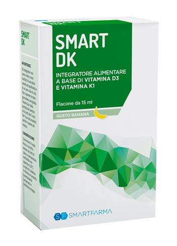 Smart DK - Integratore di Vitamina D3 e K Gusto Banana - 15 ml