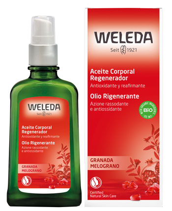 Weleda - Olio Corpo Rigenerante con Olio di Melograno - 100 ml